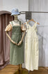 MATINEE Side Buttons Up Deep Pockets Back Slit Dungaree